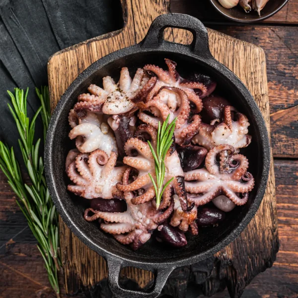 Baby Octopus Whole Head on (Frozen)
